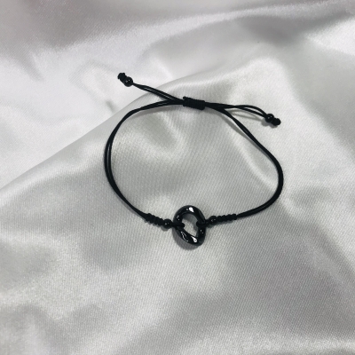 Bracelet rond torsadé en céramique